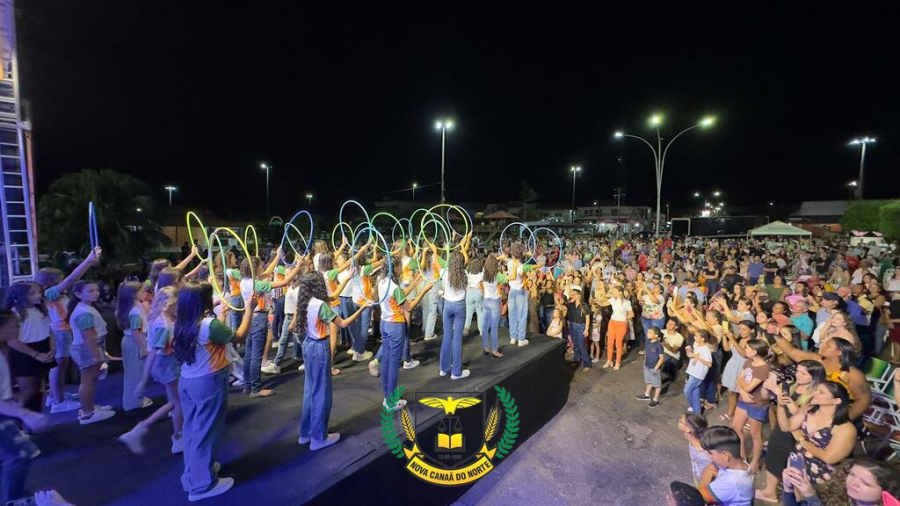 Nova Canaã do Norte realiza final da Passarela Solidária com desfile de crianças e show musical
